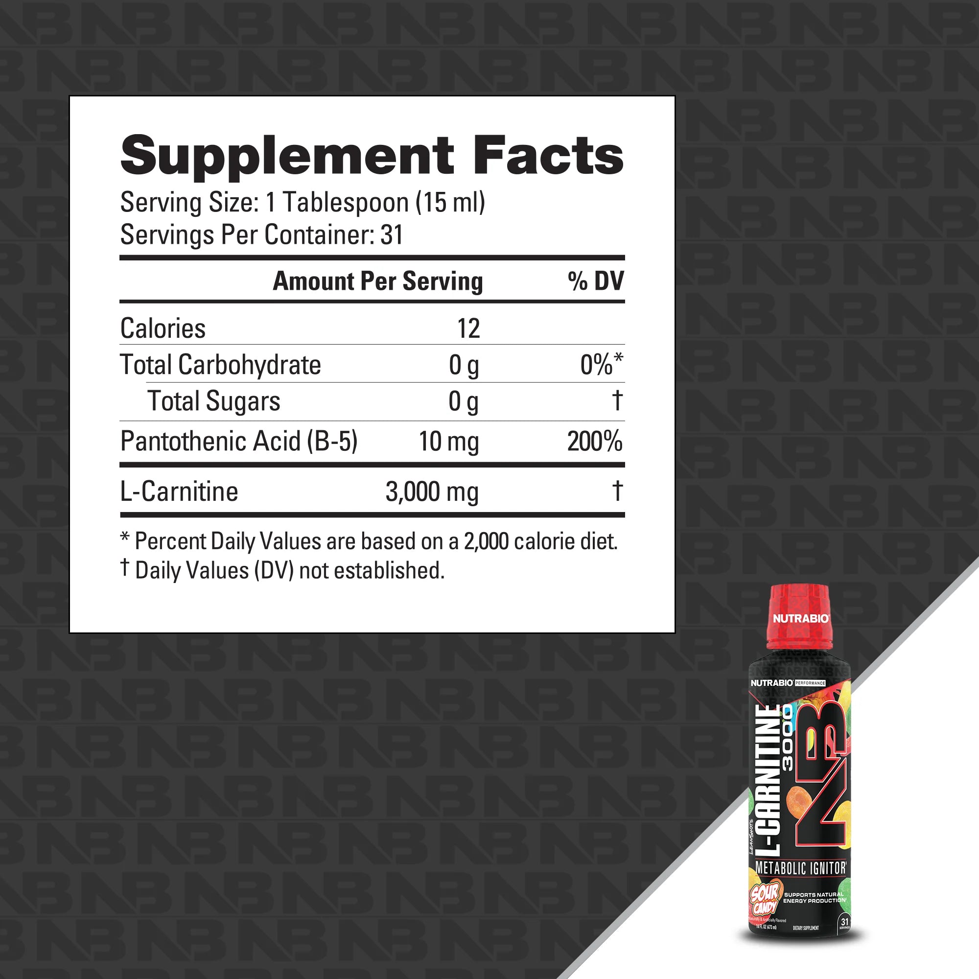 Nutrabio Lean shots L-carnitine 3000 Supreme Sports Nutrition Nutrabio Lean shots L-carnitine 3000 Supreme Sports Nutrition