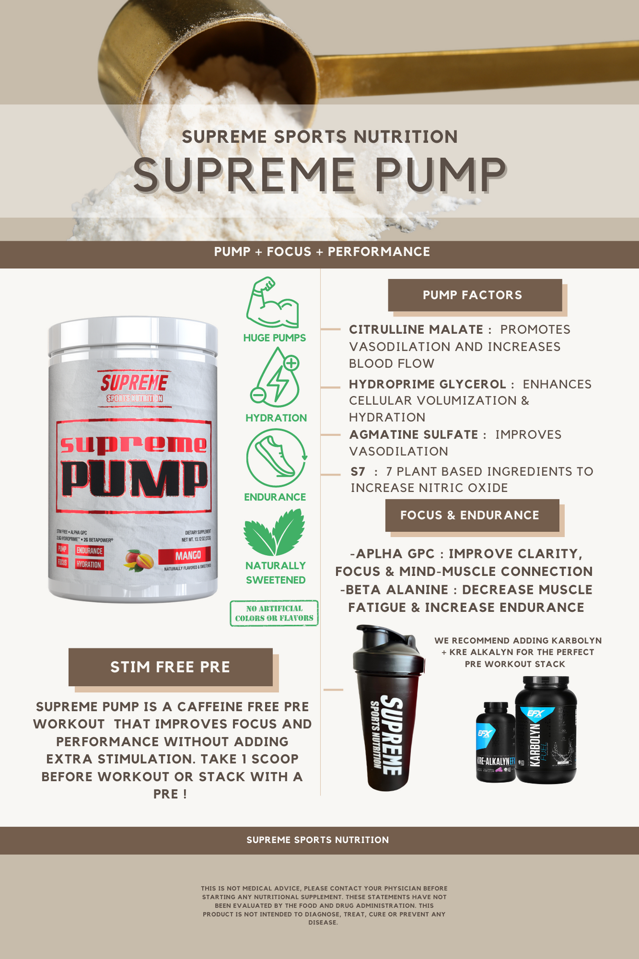 Supreme Pump Supreme Sports Nutrition